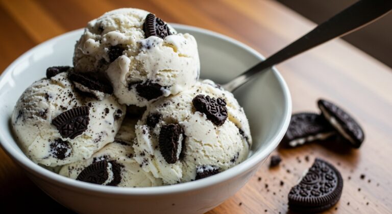 Easy Homemade Cookies and Cream Ice Cream
